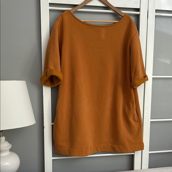 UO Ochre Tunic / Cover up - Picture 2 of 6